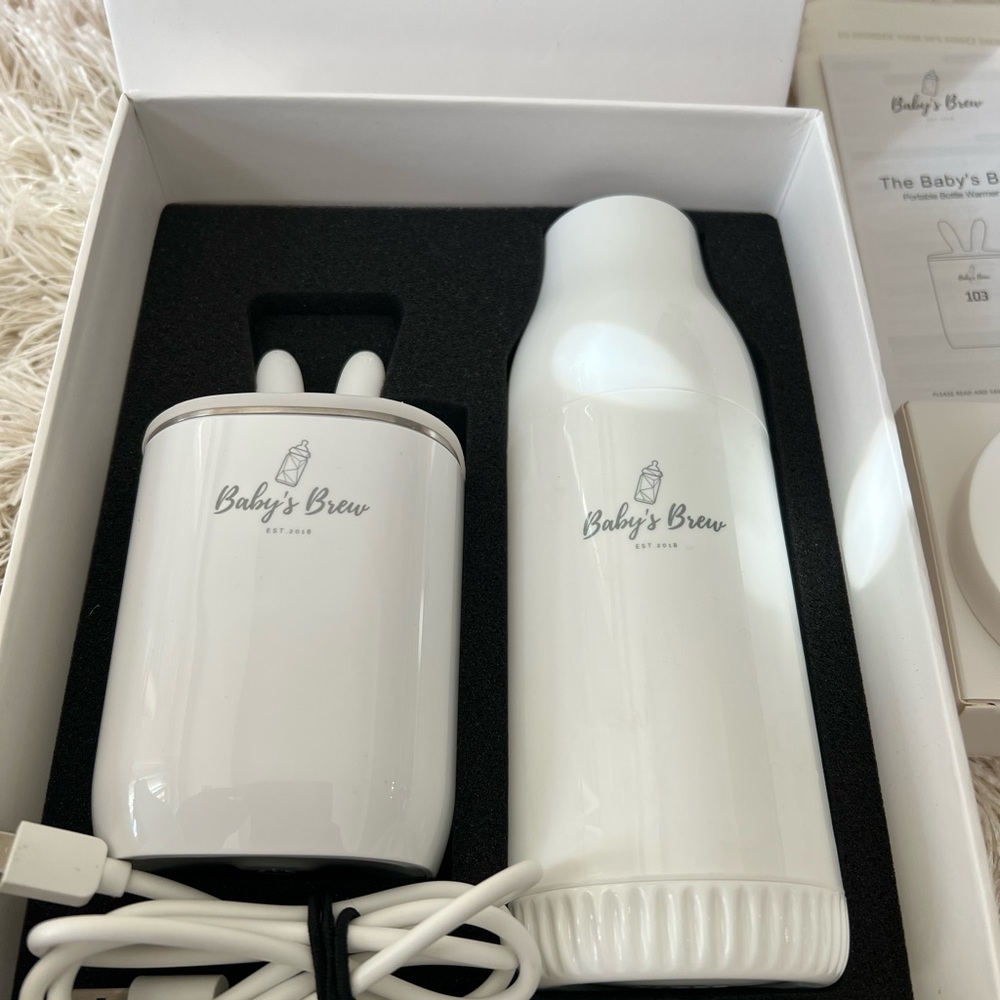 Baby brew on the go baby bottle milk warmer